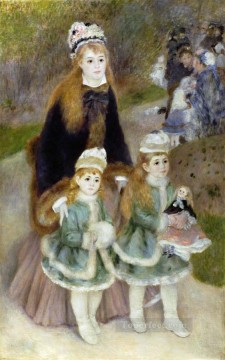  Mother Art - mother and children Pierre Auguste Renoir